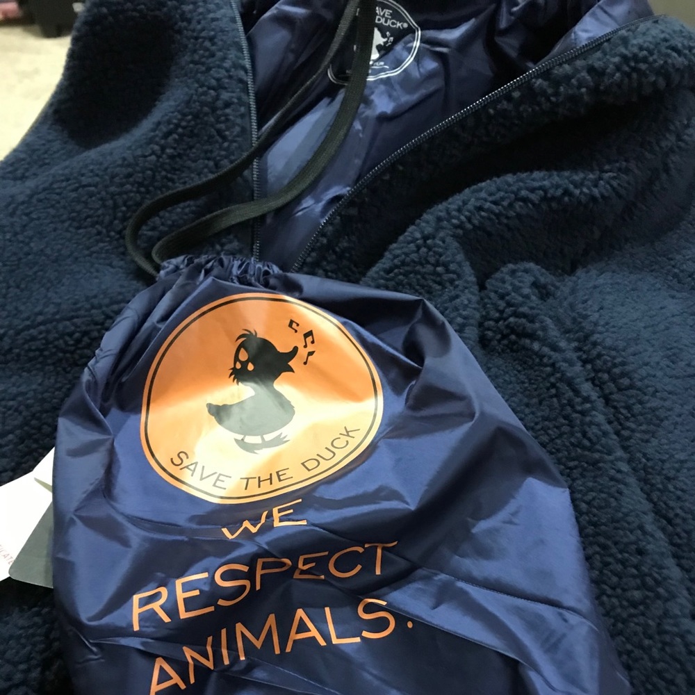 Save the duck fluffy jacket